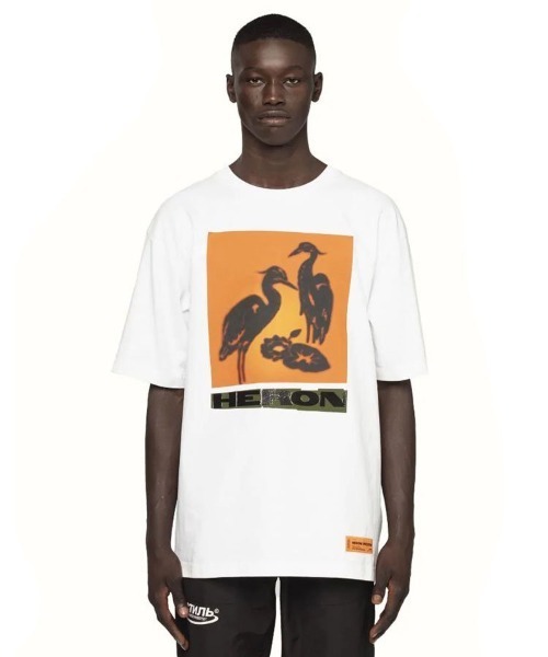 HERON PRESTON(ヘロンプレストン)の「【HERON PRESTON】SS TEE ES OS HERON NIGHTSHIFT(Tシャツ/カットソー・メンズ・ブラック/ホワイト・M/L)」の21枚目の写真