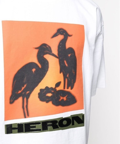 HERON PRESTON(ヘロンプレストン)の「【HERON PRESTON】SS TEE ES OS HERON NIGHTSHIFT(Tシャツ/カットソー・メンズ・ブラック/ホワイト・M/L)」の16枚目の写真