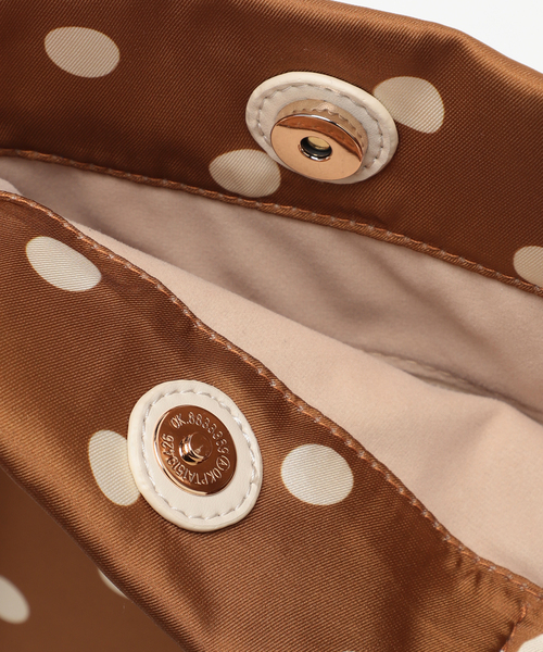 SLOBE IENA（スローブイエナ）の「SLOBE IENA ドットエコトートバッグ◆（トートバッグ・レディース・ホワイト/キャメル・FREE）」の12枚目の写真