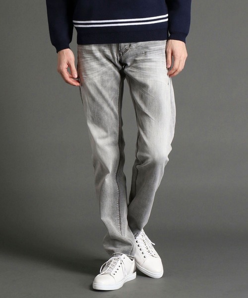 HIDEAWAYS NICOLE（ハイダウェイニコル）の「ハイパワーストレッチデニムパンツ（デニムパンツ・メンズ・ブルー/ブラック/グレー・MEDIUM/X-LARGE/LARGE/SMALL）」の2枚目の写真