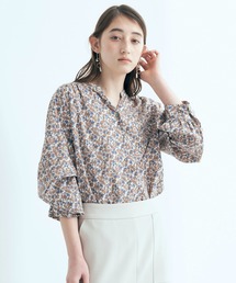 YECCA VECCA | 2way花柄ボリューム袖ブラウス(シャツ/ブラウス)