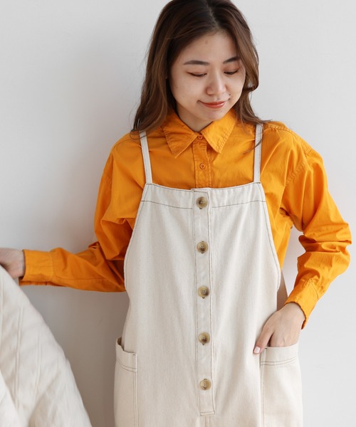 【Food dye】オーガニックコットンFood dyeシャツ◆