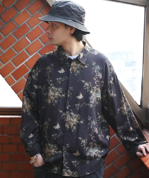 ８(eight)（エイト）の「総柄とろみシャツ（シャツ/ブラウス・メンズ・ベージュ/アイボリー/ブルーグレー/ホワイト系その他/ブラック系その他/グレー系その他/ブラウン系その他/ブルー系その他/キャメル/ホワイト系その他2/ブラック系その他2/ブラック系その他3/ブラック系その他4/ブラック系その他5/グレー系その他2/グレー系その他3/ブラウン系その他2/ブラウン系その他3/ブルー系その他2/イエロー系その他/グリーン系その他/ブラック系その他6/ホワイト系その他3/オレンジ系その他/ブルー系その他3/ブラウン系その他4/ライトグレー/ブラック系3/ホワイト系1/ホワイト系2/ホワイト系その他6/ダークブラウン/ブラック系その他7/ホワイト系その他4/ブラック系2/ホワイト系その他5/ブラック系1/ブラック系4/ネイビー系1/ブラウン系その他5/グレー系その他4/ベージュ系その他/ブラック系5/グリーン系その他2・MEDIUM/LARGE）」の20枚目の写真