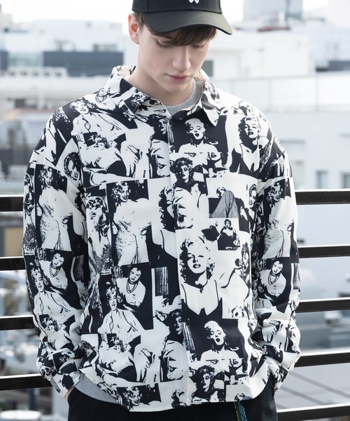 ８(eight)（エイト）の「総柄とろみシャツ（シャツ/ブラウス・メンズ・ベージュ/アイボリー/ブルーグレー/ホワイト系その他/ブラック系その他/グレー系その他/ブラウン系その他/ブルー系その他/キャメル/ホワイト系その他2/ブラック系その他2/ブラック系その他3/ブラック系その他4/ブラック系その他5/グレー系その他2/グレー系その他3/ブラウン系その他2/ブラウン系その他3/ブルー系その他2/イエロー系その他/グリーン系その他/ブラック系その他6/ホワイト系その他3/オレンジ系その他/ブルー系その他3/ブラウン系その他4/ライトグレー/ブラック系3/ホワイト系1/ホワイト系2/ホワイト系その他6/ダークブラウン/ブラック系その他7/ホワイト系その他4/ブラック系2/ホワイト系その他5/ブラック系1/ブラック系4/ネイビー系1/ブラウン系その他5/グレー系その他4/ベージュ系その他/ブラック系5/グリーン系その他2・MEDIUM/LARGE）」の2枚目の写真