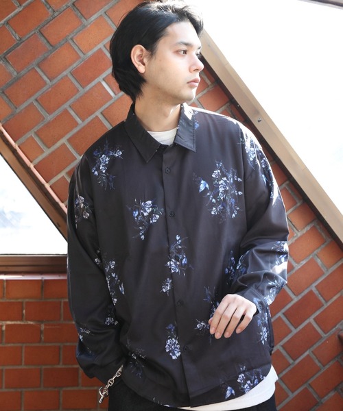 ８(eight)（エイト）の「総柄とろみシャツ（シャツ/ブラウス・メンズ・ベージュ/アイボリー/ブルーグレー/ホワイト系その他/ブラック系その他/グレー系その他/ブラウン系その他/ブルー系その他/キャメル/ホワイト系その他2/ブラック系その他2/ブラック系その他3/ブラック系その他4/ブラック系その他5/グレー系その他2/グレー系その他3/ブラウン系その他2/ブラウン系その他3/ブルー系その他2/イエロー系その他/グリーン系その他/ブラック系その他6/ホワイト系その他3/オレンジ系その他/ブルー系その他3/ブラウン系その他4/ライトグレー/ブラック系3/ホワイト系1/ホワイト系2/ホワイト系その他6/ダークブラウン/ブラック系その他7/ホワイト系その他4/ブラック系2/ホワイト系その他5/ブラック系1/ブラック系4/ネイビー系1/ブラウン系その他5/グレー系その他4/ベージュ系その他/ブラック系5/グリーン系その他2・MEDIUM/LARGE）」の15枚目の写真