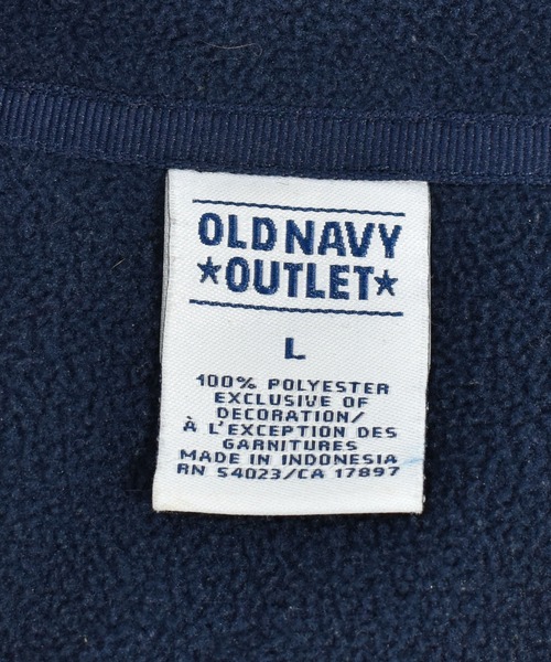 OLD NAVY（オールドネイビー）の「【ヴィンテージ古着】Y2K OLD NAVY/オールドネイビー ハーフジップ フリースジャケット（ブルゾン・メンズ・ネイビー・LARGE）」の4枚目の写真