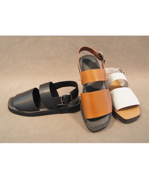 MARGARET HOWELL(マーガレットハウエル)の「カバードフラットサンダル(サンダル・レディース・ブラウン/アイボリー/ブラック・24.0cm/22.0cm/22.5cm/23.0cm/23.5cm/24.5cm)」の6枚目の写真