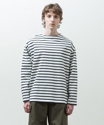 新品 marka 25SS ボーダー 30/1 引き揃え バスク シャツ 4 新品 marka 25SS ボーダー 30/1 引き揃え バスク シャツ 4