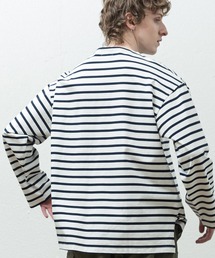 jantiques ボーダー バスクシャツ ハイブリッドコットン バスクシャツ | ＋CLOTHET ONLINE