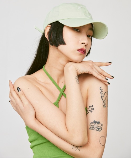 FEKETE（フェケテ）の「FEKETE SS22 CIRCLE LOGO CAP / サークルロゴコットンキャップ（キャップ・メンズ・ブラック/レッド/ミント・FREE）」の12枚目の写真