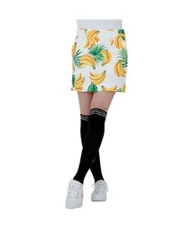 LOUDMOUTH/ラウドマウス ゴルフウェア 総柄 昇華プリント UVカット インナーパンツ付き ミニ丈 スカート