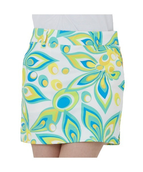 Loudmouth(ラウドマウス)の「LOUDMOUTH/ラウドマウス ゴルフウェア 総柄 昇華プリント UVカット インナーパンツ付き ミニ丈 スカート(スカート・レディース・その他/ライトグリーン系/ネイビー系/マルチ/ブルー系その他/ホワイト系その他・L/S/M)」の7枚目の写真