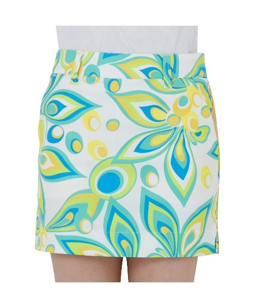 Loudmouth(ラウドマウス)の「LOUDMOUTH/ラウドマウス ゴルフウェア 総柄 昇華プリント UVカット インナーパンツ付き ミニ丈 スカート(スカート・レディース・その他/ライトグリーン系/ネイビー系/マルチ/ブルー系その他/ホワイト系その他・L/S/M)」の8枚目の写真