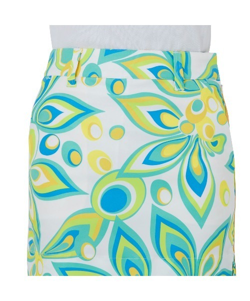 Loudmouth(ラウドマウス)の「LOUDMOUTH/ラウドマウス ゴルフウェア 総柄 昇華プリント UVカット インナーパンツ付き ミニ丈 スカート(スカート・レディース・その他/ライトグリーン系/ネイビー系/マルチ/ブルー系その他/ホワイト系その他・L/S/M)」の11枚目の写真