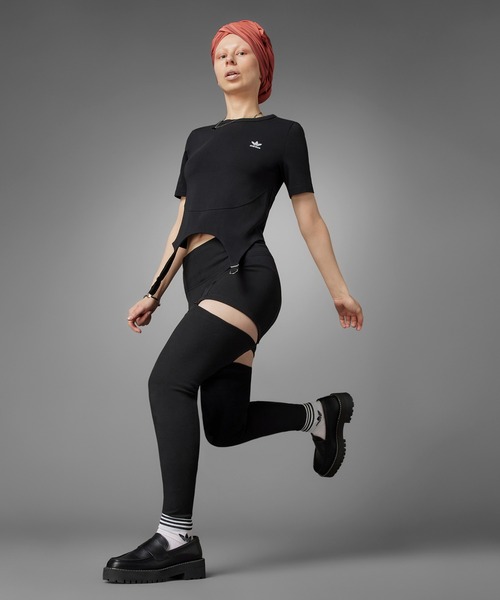 adidas(アディダス)の「Always Original Tシャツ / アディダスオリジナルス(Tシャツ/カットソー・レディース・ブラック/ホワイト・SMALL/MEDIUM/LARGE/X-LARGE/XX-LARGE/X-SMALL)」の9枚目の写真