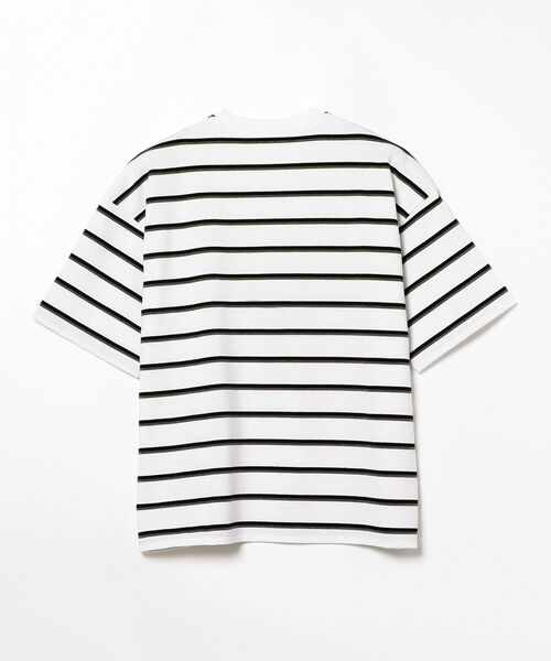 FRUIT OF THE LOOM（フルーツオブザルーム）の「FRUIT OF THE LOOM / Retro Border T-shirt（Tシャツ/カットソー・メンズ・ホワイト/グリーン・SMALL/MEDIUM/LARGE/X-LARGE）」の11枚目の写真