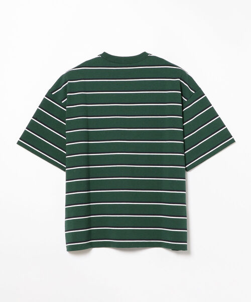 FRUIT OF THE LOOM（フルーツオブザルーム）の「FRUIT OF THE LOOM / Retro Border T-shirt（Tシャツ/カットソー・メンズ・ホワイト/グリーン・SMALL/MEDIUM/LARGE/X-LARGE）」の8枚目の写真