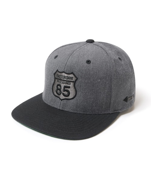 Back Channel（バックチャンネル）の「AMSTERDAM SNAPBACK（キャップ・メンズ・チャコール/パープル/ネイビー・FREE）」の2枚目の写真