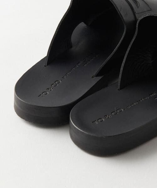Steven Alan（スティーブンアラン）の「＜TO＆CO. × Steven Alan＞PENNY LOFER SANDALS/サンダル（サンダル・レディース・ブラック・38/36/37）」の4枚目の写真