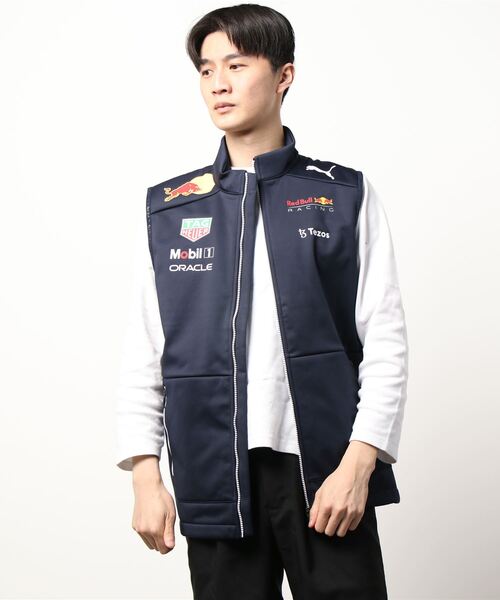Puma プーマ メンズ Rbr レッドブル チーム Puma プーマ のファッション メンズ ジレット ベスト プーマ Rbr