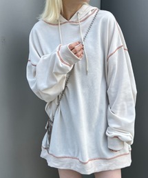 PairPair | 配色ステッチフーディー(ユニセックス)(パーカー)