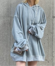 PairPair | 配色ステッチフーディー(ユニセックス)(パーカー)