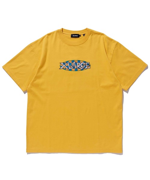 XLARGE（エクストララージ）の「CHECKER OVAL LOGO S/S TEE（Tシャツ/カットソー・メンズ・ホワイト/イエロー/ブラック・L/S/XL/M）」の15枚目の写真