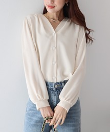 BLUEEAST | パールドットボタンブラウス(シャツ/ブラウス)