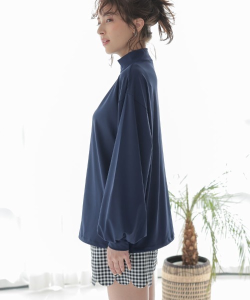 DONOBAN(ドノバン)の「ラッシュハーフジップ(ラッシュガード・レディース・ホワイト/ブラック/ネイビー/グリーン/グリーン系その他/チャコール・FREE)」の19枚目の写真