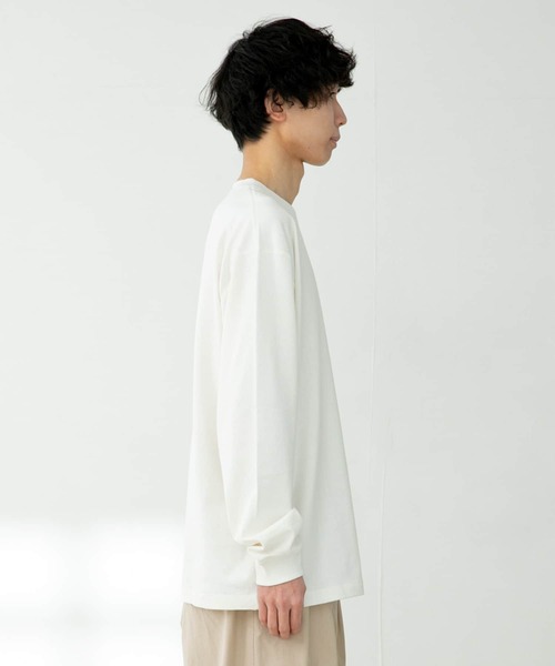 FORK&SPOON（フォークアンドスプーン）の「『ユニセックス』FORK&SPOON　ロゴプリントロングスリーブTシャツ（Tシャツ/カットソー・メンズ・オフホワイト/ブラック・4/5）」の14枚目の写真