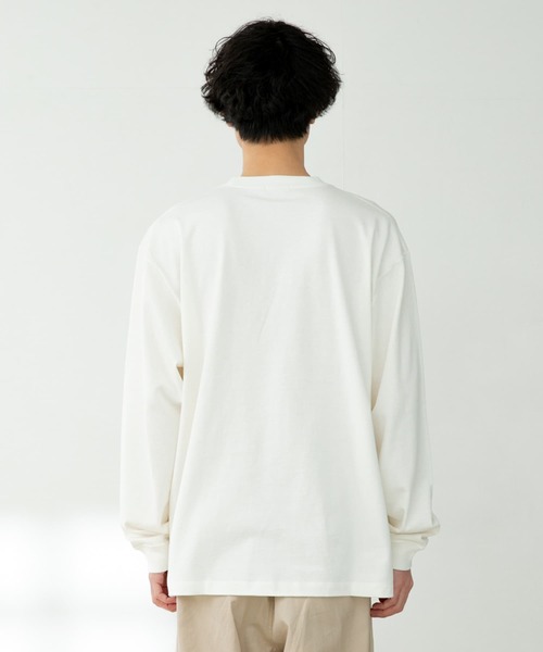 FORK&SPOON（フォークアンドスプーン）の「『ユニセックス』FORK&SPOON　ロゴプリントロングスリーブTシャツ（Tシャツ/カットソー・メンズ・オフホワイト/ブラック・4/5）」の15枚目の写真