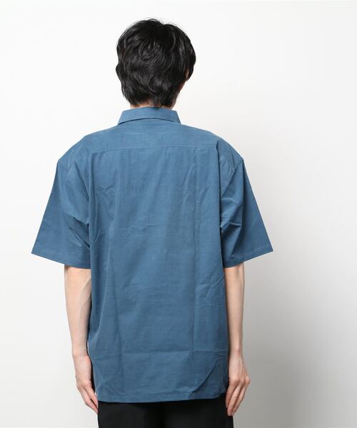 Back Channel（バックチャンネル）の「CORDUROY HALF SLEEVE SHIRT（シャツ/ブラウス・メンズ・ベージュ/ブルー/オリーブドラブ・MEDIUM/LARGE/X-LARGE/XX-LARGE）」の7枚目の写真