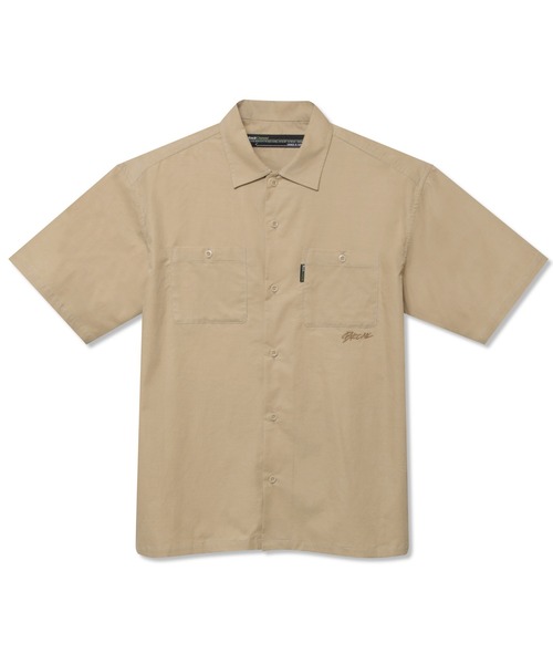Back Channel（バックチャンネル）の「CORDUROY HALF SLEEVE SHIRT（シャツ/ブラウス・メンズ・ベージュ/ブルー/オリーブドラブ・MEDIUM/LARGE/X-LARGE/XX-LARGE）」の2枚目の写真