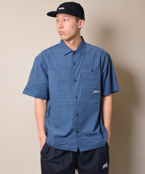 Back Channel（バックチャンネル）の「CORDUROY HALF SLEEVE SHIRT（シャツ/ブラウス・メンズ・ベージュ/ブルー/オリーブドラブ・MEDIUM/LARGE/X-LARGE/XX-LARGE）」の8枚目の写真