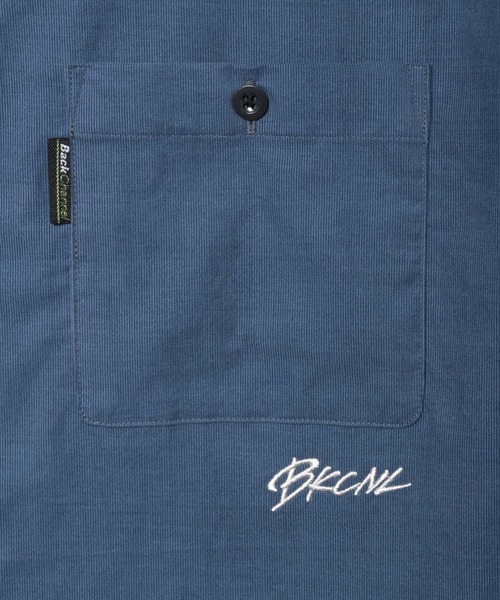 Back Channel（バックチャンネル）の「CORDUROY HALF SLEEVE SHIRT（シャツ/ブラウス・メンズ・ベージュ/ブルー/オリーブドラブ・MEDIUM/LARGE/X-LARGE/XX-LARGE）」の11枚目の写真