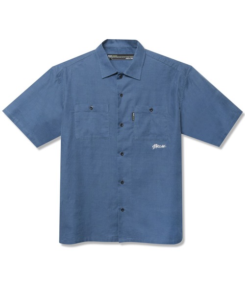 Back Channel（バックチャンネル）の「CORDUROY HALF SLEEVE SHIRT（シャツ/ブラウス・メンズ・ベージュ/ブルー/オリーブドラブ・MEDIUM/LARGE/X-LARGE/XX-LARGE）」の16枚目の写真