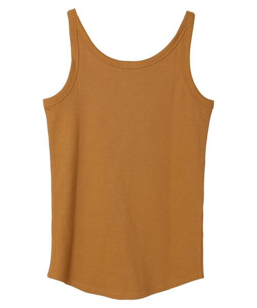 earth music&ecology（アースミュージックアンドエコロジー）の「リブタンクトップ（タンクトップ・レディース・ブラック/ライトベージュ/キャメル/オフホワイト・M/S）」の17枚目の写真