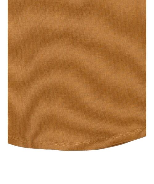 earth music&ecology（アースミュージックアンドエコロジー）の「リブタンクトップ（タンクトップ・レディース・ブラック/ライトベージュ/キャメル/オフホワイト・M/S）」の20枚目の写真