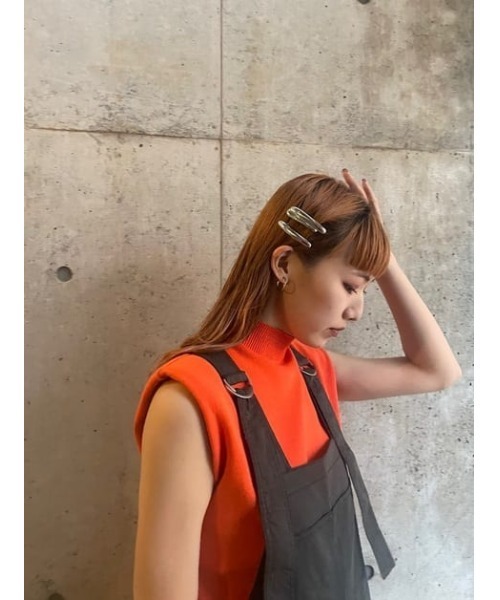 SLY（スライ）の「THICK METAL BARRETTE SET メタル バレッタ セット（バレッタ/ヘアクリップ・レディース・シルバー/ゴールド・FREE）」の4枚目の写真