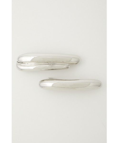 SLY（スライ）の「THICK METAL BARRETTE SET メタル バレッタ セット（バレッタ/ヘアクリップ・レディース・シルバー/ゴールド・FREE）」の9枚目の写真
