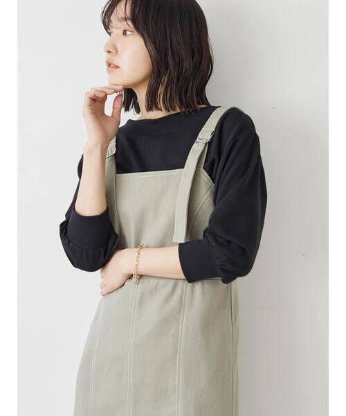 RAY CASSIN FAVORI（レイカズンフェバリ）の「・RAY CASSIN ウラケ7分袖プルオーバー（Tシャツ/カットソー・レディース・ミント/イエロー/ブラック/オフホワイト・FREE）」の20枚目の写真