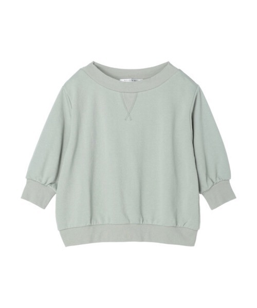 RAY CASSIN FAVORI（レイカズンフェバリ）の「・RAY CASSIN ウラケ7分袖プルオーバー（Tシャツ/カットソー・レディース・ミント/イエロー/ブラック/オフホワイト・FREE）」の4枚目の写真