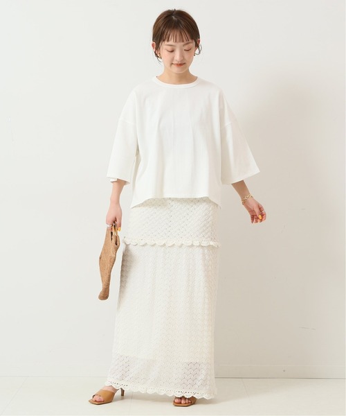 IENA クロップドTシャツ　ホワイト IENA｜クロップドTシャツ | Rakuten Fashion(楽天ファッション