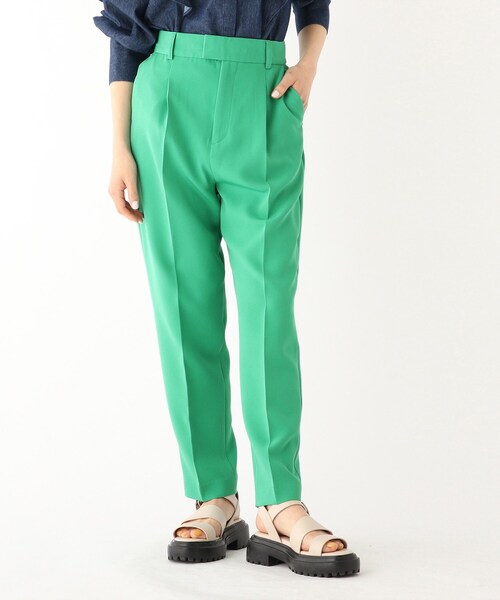 C カラードダブルクロス テーパードパンツ その他パンツ Opaque Clip オペークドットクリップ のファッション通販 Zozotown