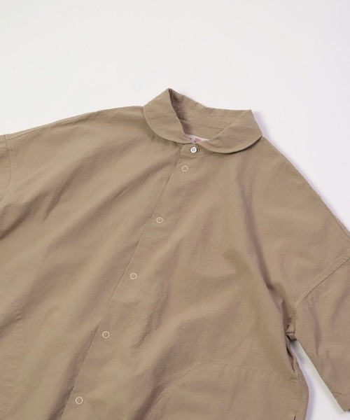 Brocante（ブロカント）の「[Brocante / ブロカント] ヴィンテージキャンパス ルファーシャツ（シャツ/ブラウス・レディース・チャコールグレー/ベージュ/アイボリー/ダークネイビー・2）」の15枚目の写真