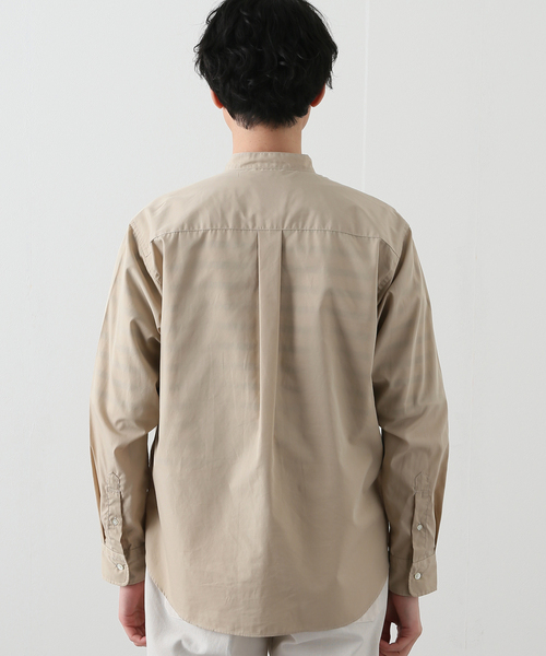 B.C STOCK(ベーセーストック)の「REGULAR BAND シャツ(シャツ/ブラウス・メンズ・ホワイト/ベージュ/ネイビー・SMALL/MEDIUM/LARGE)」の7枚目の写真