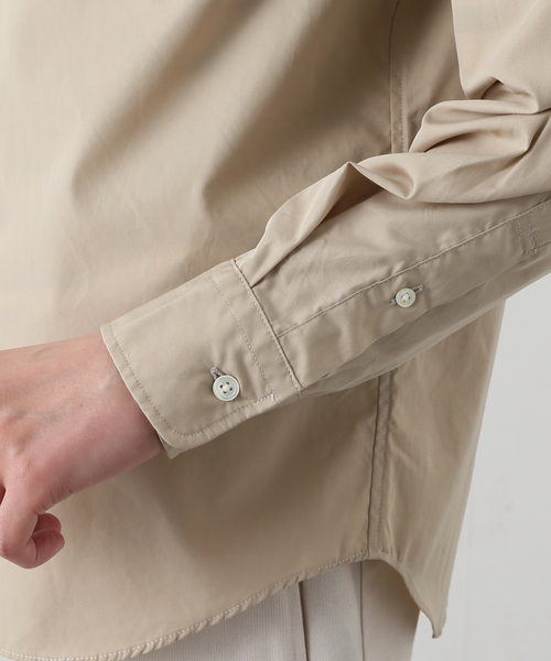 B.C STOCK(ベーセーストック)の「REGULAR BAND シャツ(シャツ/ブラウス・メンズ・ホワイト/ベージュ/ネイビー・SMALL/MEDIUM/LARGE)」の11枚目の写真