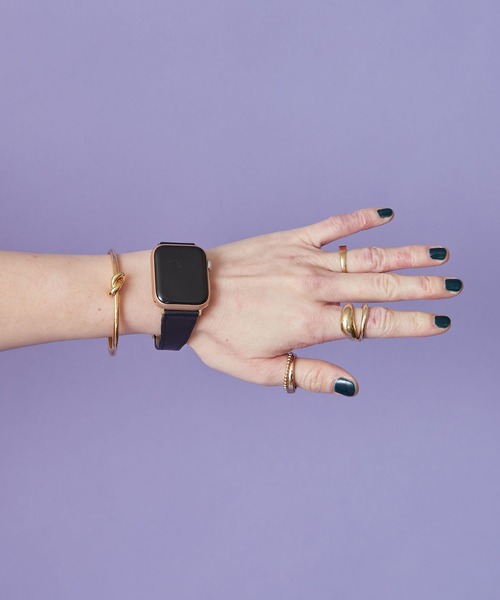 HASHIBAMI(ハシバミ)の「【HASHIBAMI】ウネウネ アップルウォッチバンド S (38/40/41mm用) Apple Watch Band(デジタル腕時計・レディース・ブラック/マスタード/ライラック/グレイッシュベージュ/ナチュラル/グレー系その他/ライトピンク・FREE)」の17枚目の写真