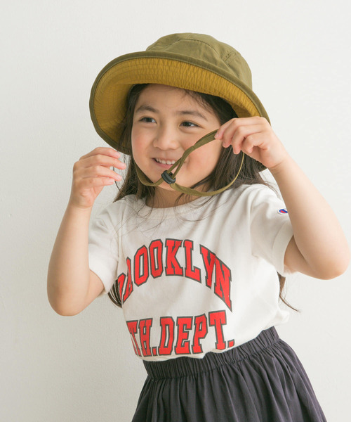 URBAN RESEARCH DOORS(アーバンリサーチドアーズ)の「アドベンチャーハット(KIDS)(ハット・キッズ・グリーン系その他/チャコールグレー・ONE)」の1枚目の写真