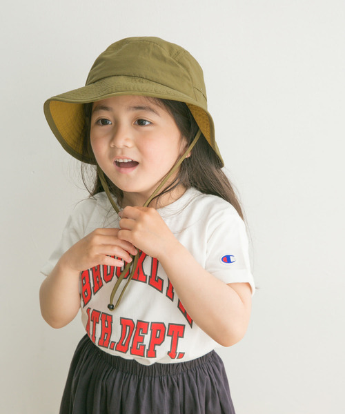 URBAN RESEARCH DOORS(アーバンリサーチドアーズ)の「アドベンチャーハット(KIDS)(ハット・キッズ・グリーン系その他/チャコールグレー・ONE)」の3枚目の写真